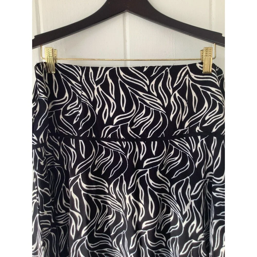 Nomadic Traders Skirt LARGE Flare romantic Festival Artsy Stretch Waist Whimsy - Picture 4 of 8